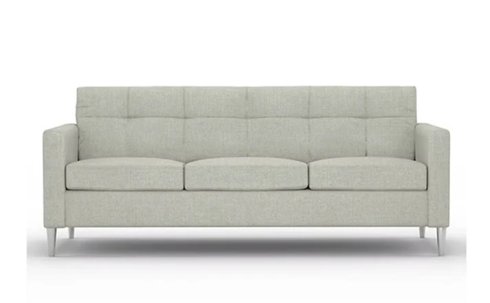 Milan Sofa + Floating Ottoman – Custom Upholstered Living Room Set