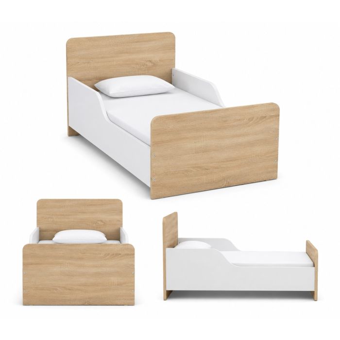 Modern Children's Formica Bed – Safety Side Panel Kids Bed