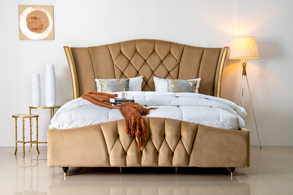 Cadera Tall Upholstered Bed