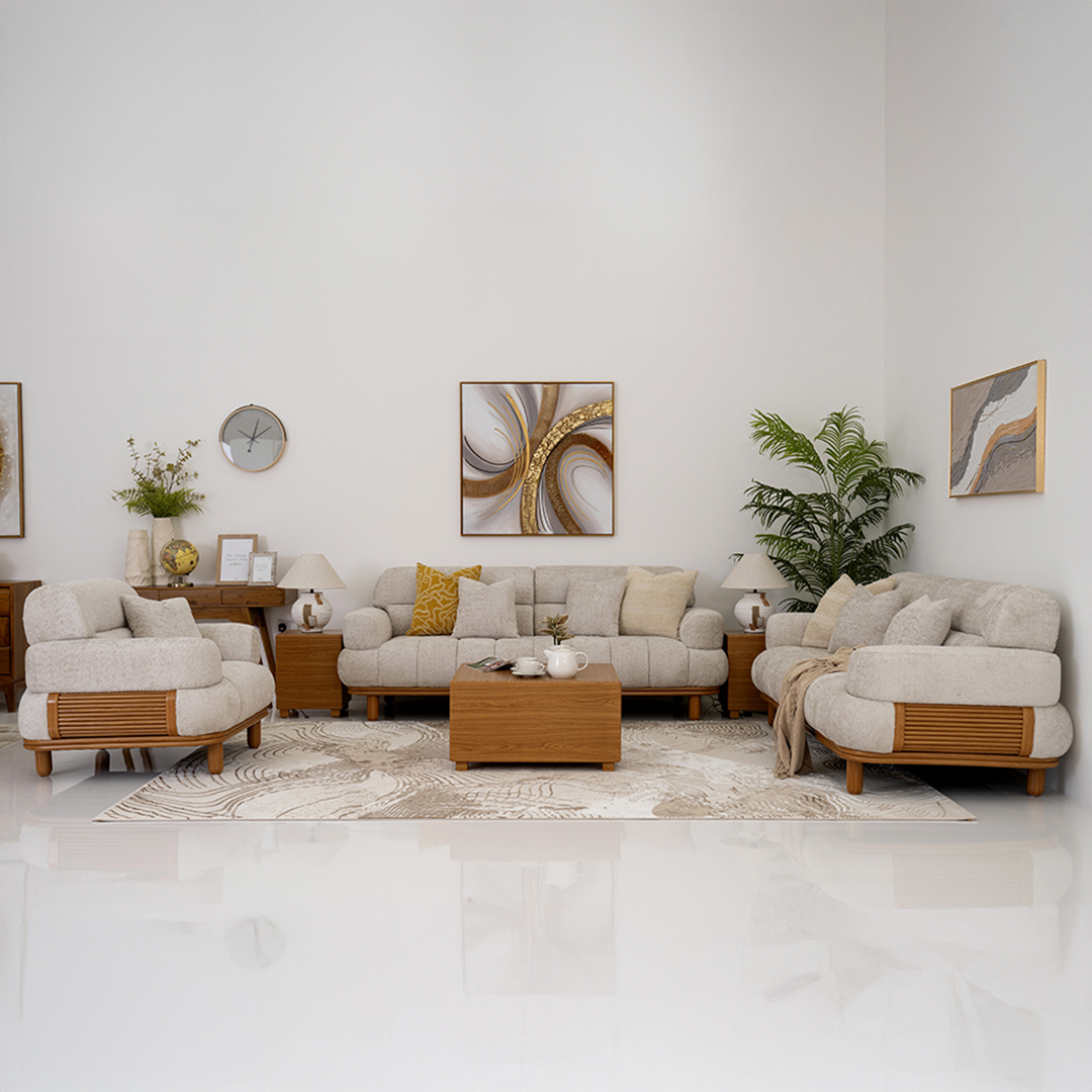 Modern Seven-Seater Sofa Set