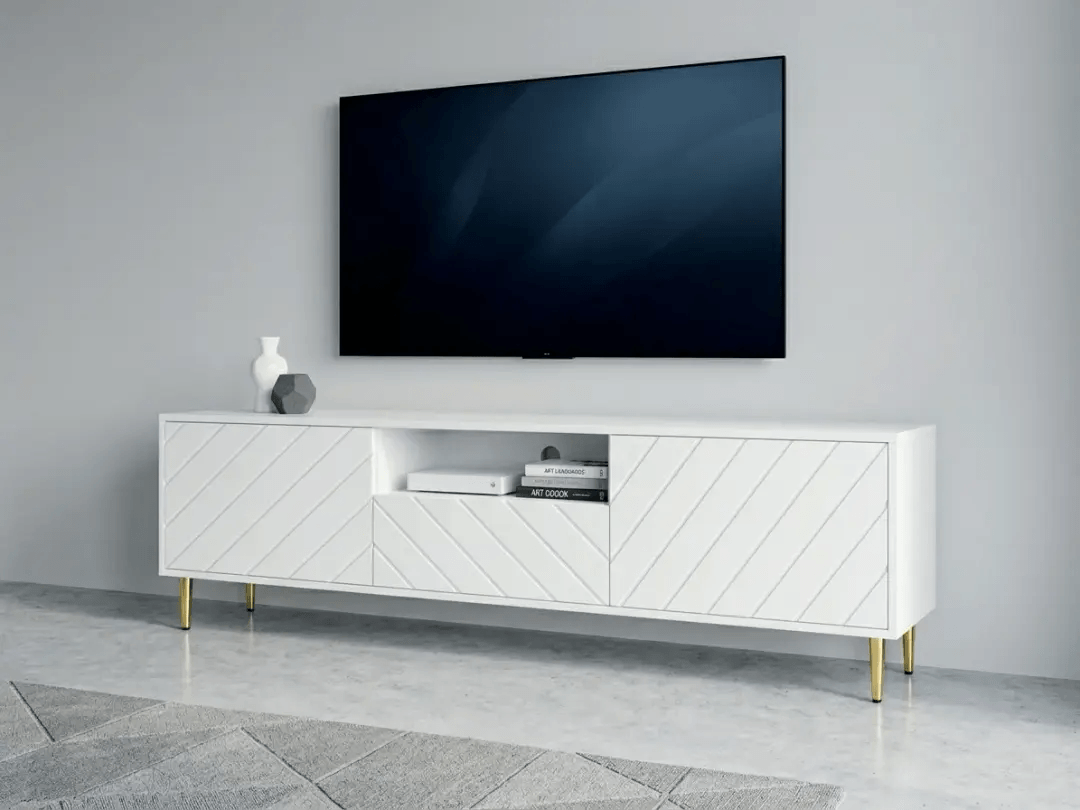 Chevron TV Stand