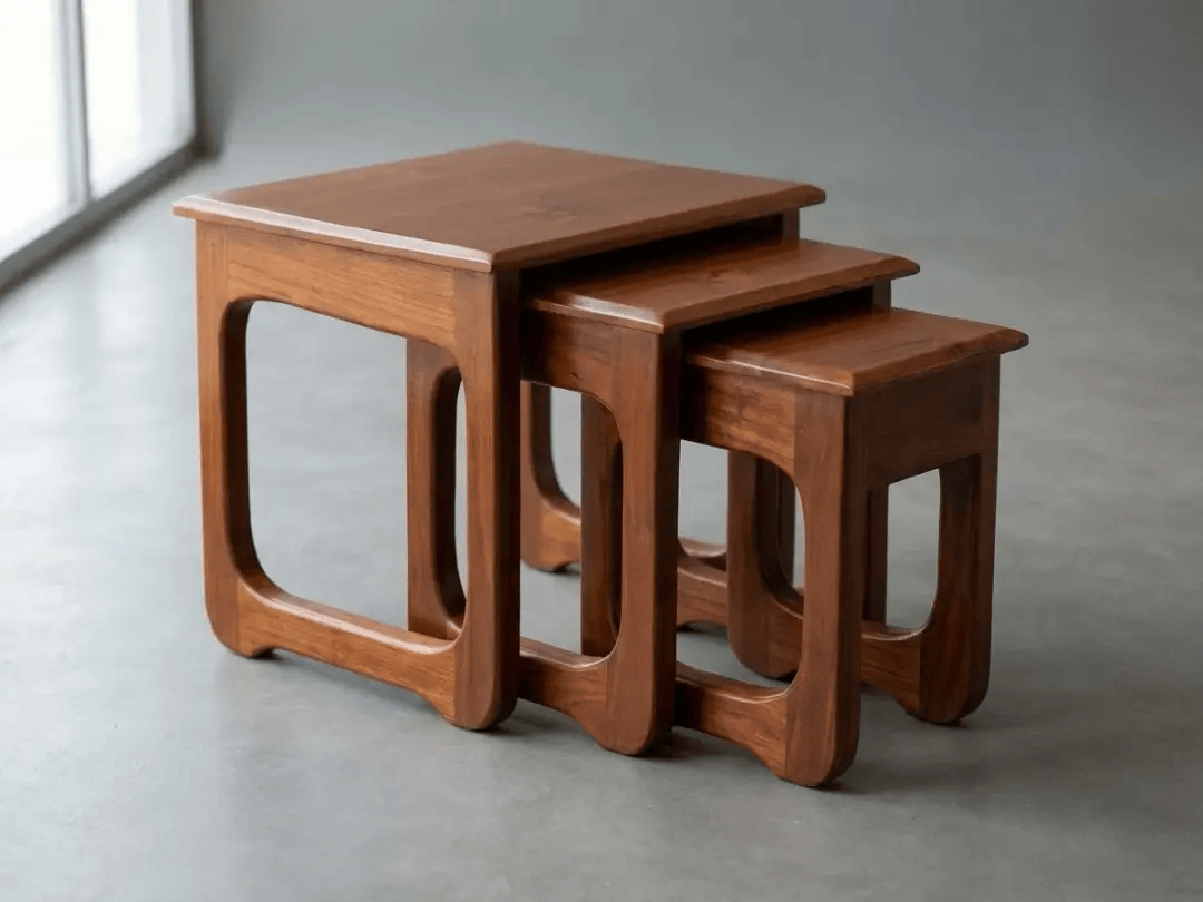 3-Piece Wooden Nesting Tables Set