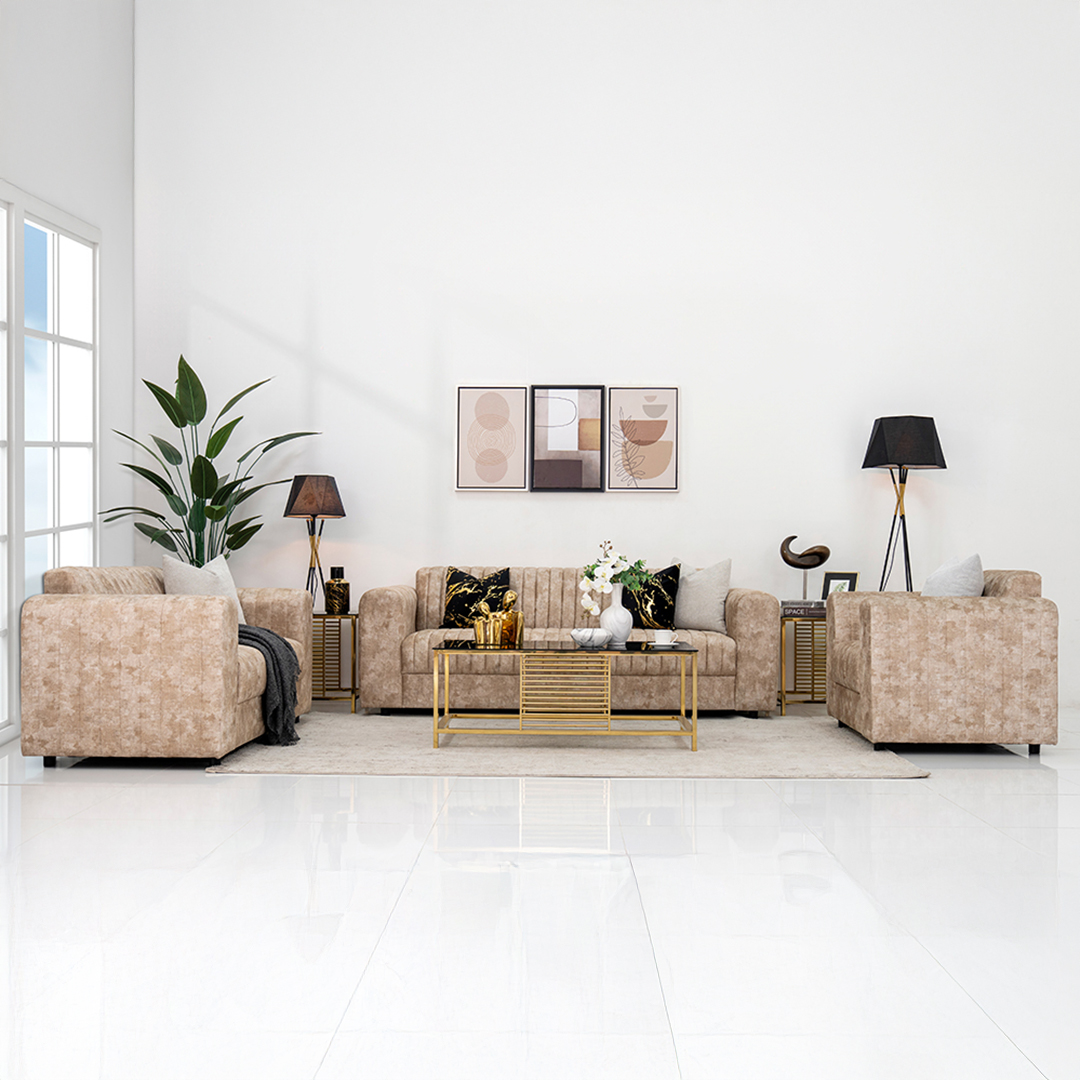 Modern Six-Seater Sofa Set