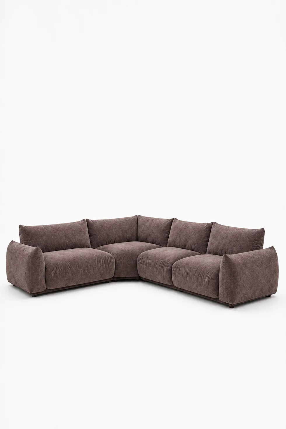Charcoal L-Shape Sectional Sofa