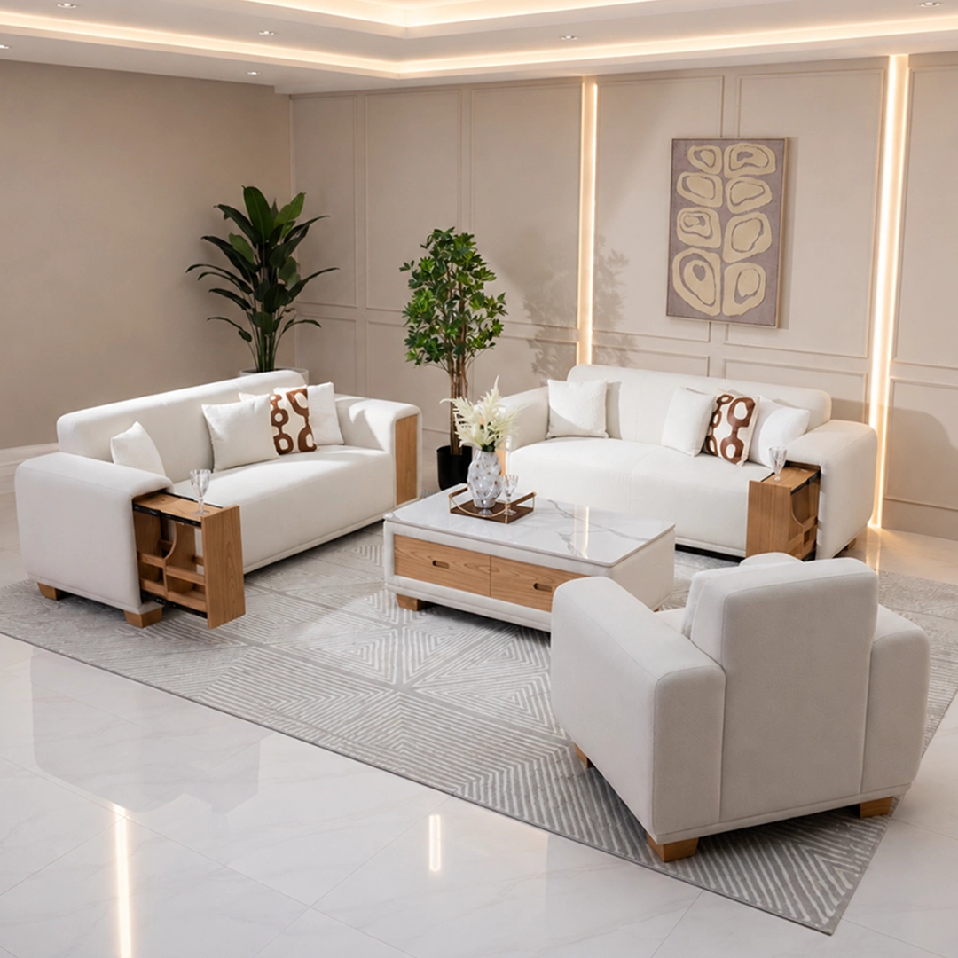 Seater Sofa Set with Coffee Table