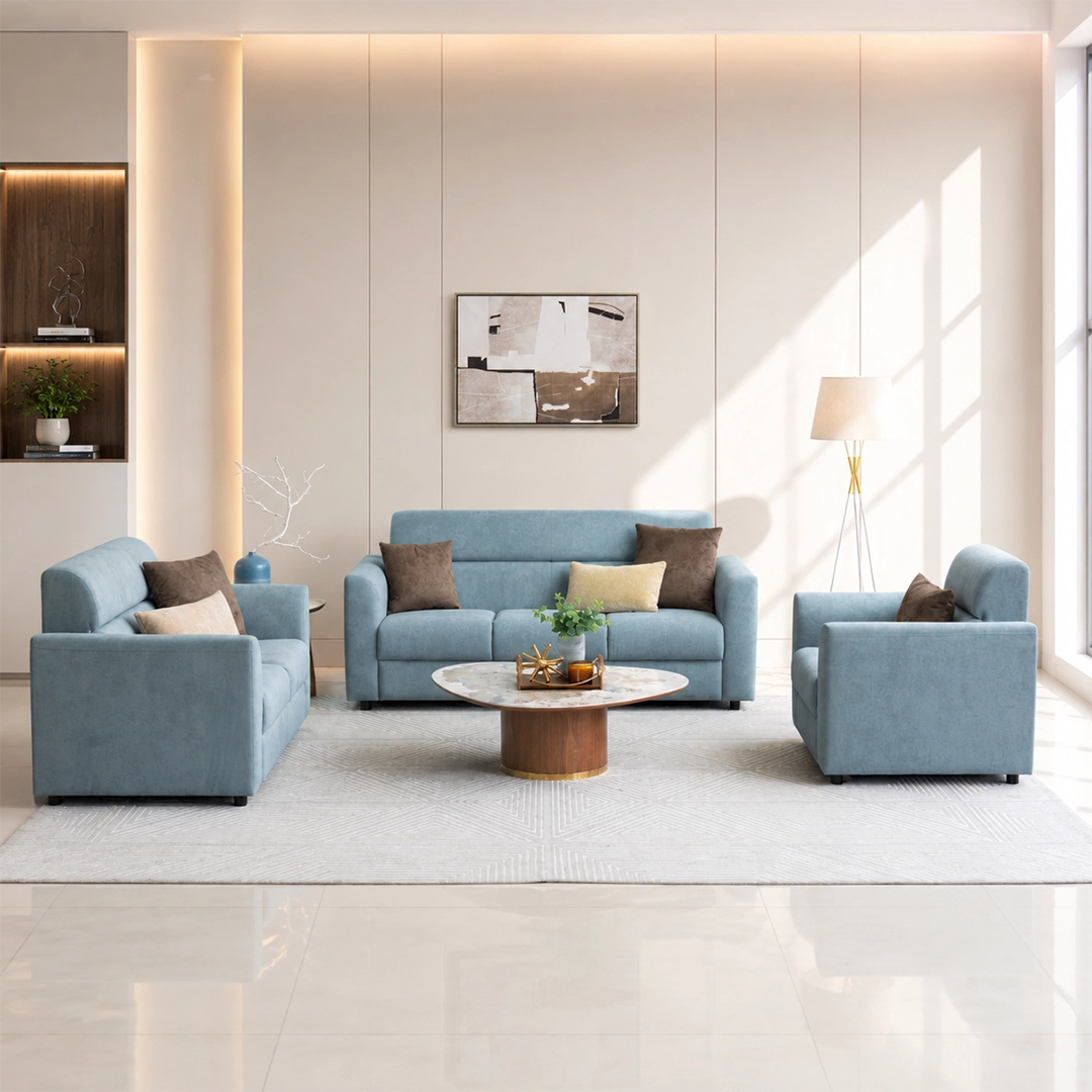 Modern Six-Seater Sofa Set