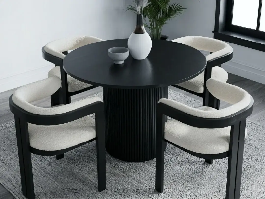 Dark Dining Set